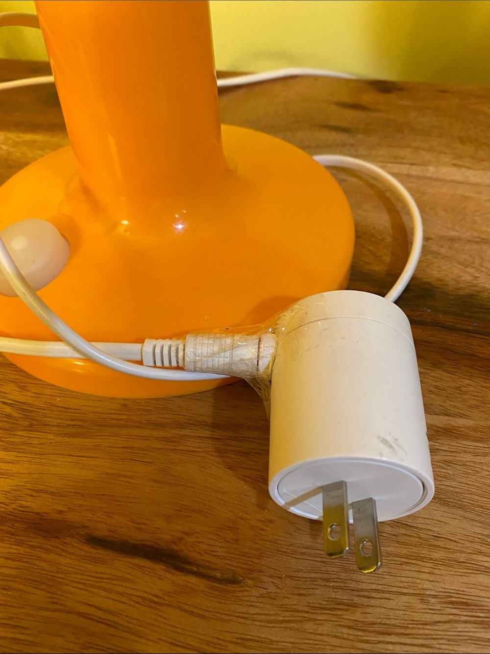 Vintage Ikea Skojig Table Lamp Orange Cloud Mushroom -Retired - Picture 7 of 7